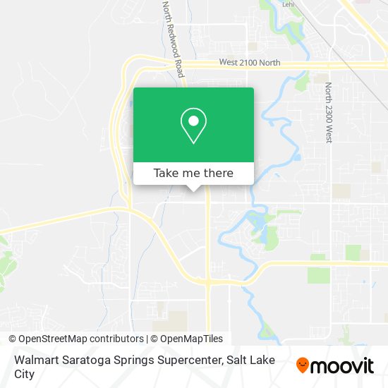 Mapa de Walmart Saratoga Springs Supercenter