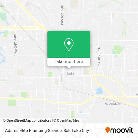 Adams Elite Plumbing Service map