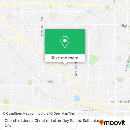 Church of Jesus Christ of Latter Day Saints map