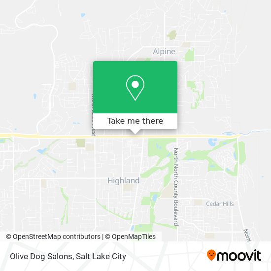 Mapa de Olive Dog Salons