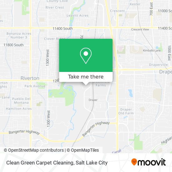Clean Green Carpet Cleaning map