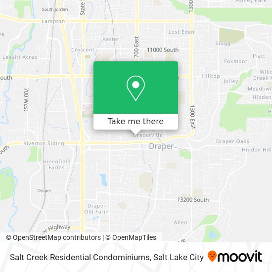 Salt Creek Residential Condominiums map