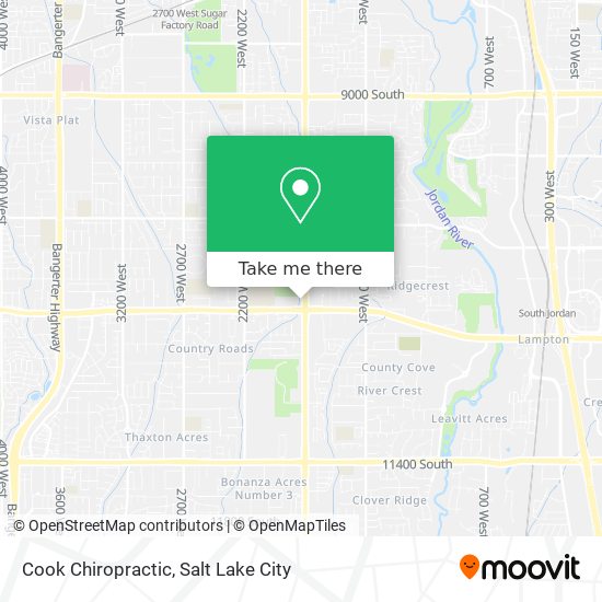 Cook Chiropractic map