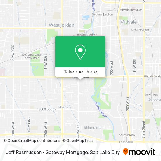 Jeff Rasmussen - Gateway Mortgage map