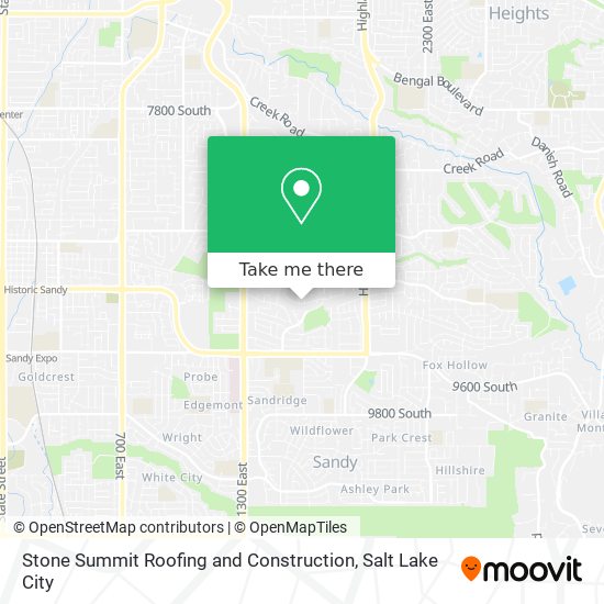 Mapa de Stone Summit Roofing and Construction