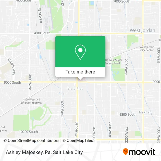 Ashley Majoskey, Pa map