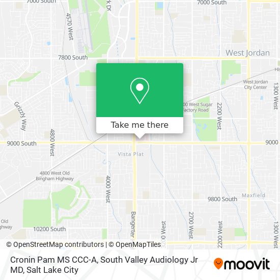 Mapa de Cronin Pam MS CCC-A, South Valley Audiology Jr MD