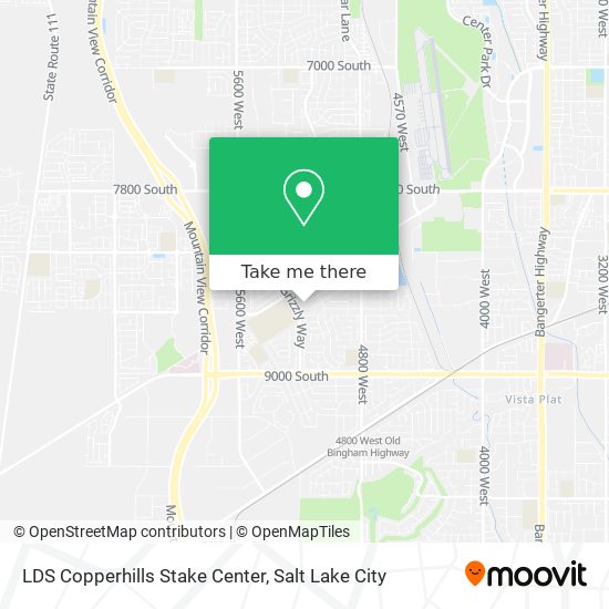 Mapa de LDS Copperhills Stake Center