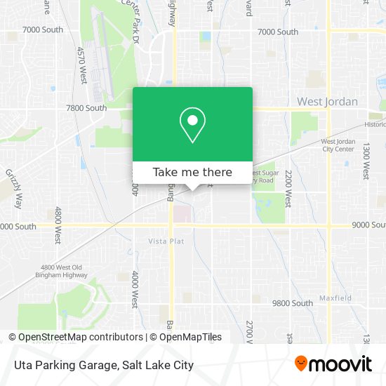 Uta Parking Garage map