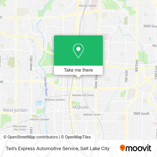 Mapa de Ted's Express Automotive Service