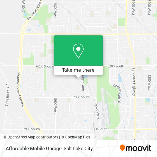 Mapa de Affordable Mobile Garage