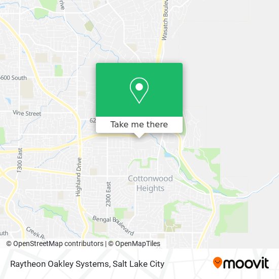 Raytheon Oakley Systems map