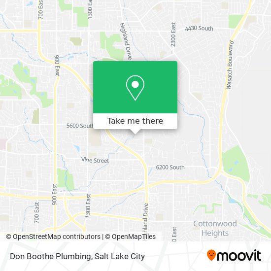 Don Boothe Plumbing map