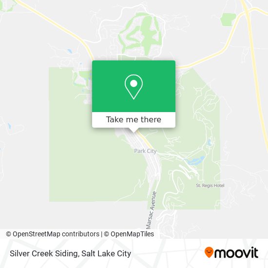 Silver Creek Siding map