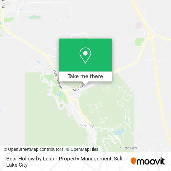 Mapa de Bear Hollow by Lespri Property Management