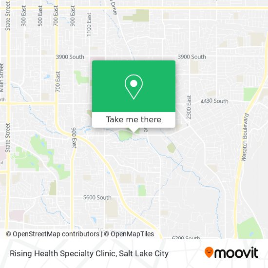 Rising Health Specialty Clinic map