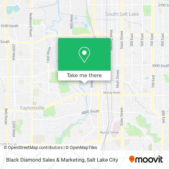 Black Diamond Sales & Marketing map