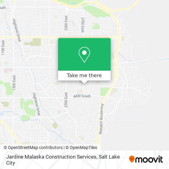 Jardine Malaska Construction Services map