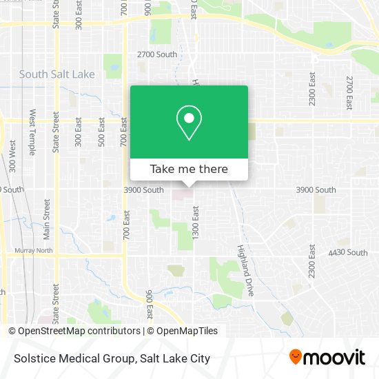 Mapa de Solstice Medical Group