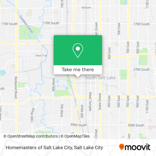 Homemasters of Salt Lake City map