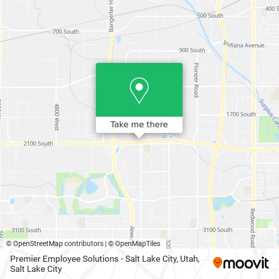 Premier Employee Solutions - Salt Lake City, Utah map