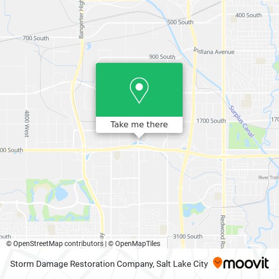 Storm Damage Restoration Company map