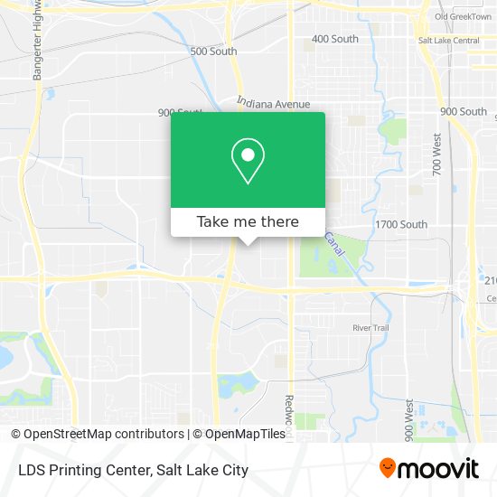 LDS Printing Center map