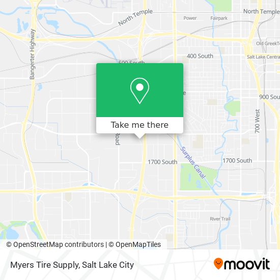 Myers Tire Supply map