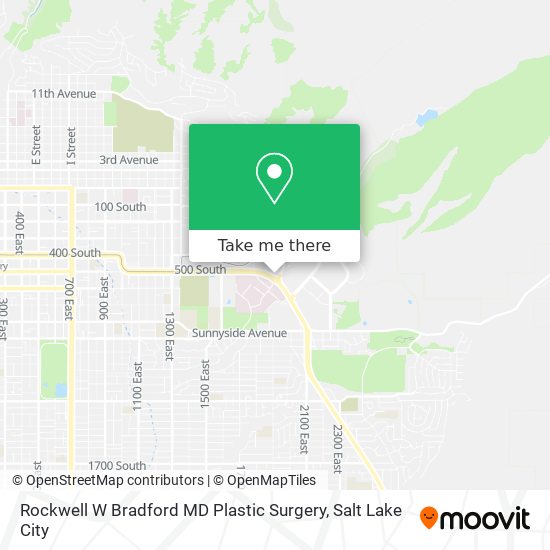 Rockwell W Bradford MD Plastic Surgery map