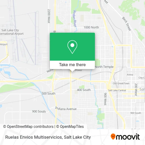 Ruelas Envios Multiservicios map