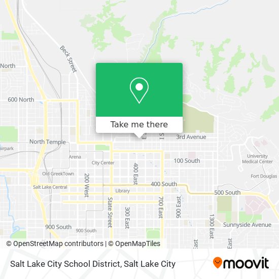 Salt Lake City School District map