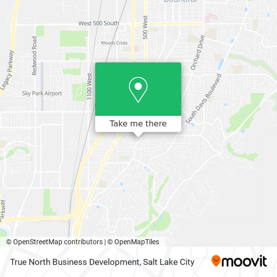 True North Business Development map