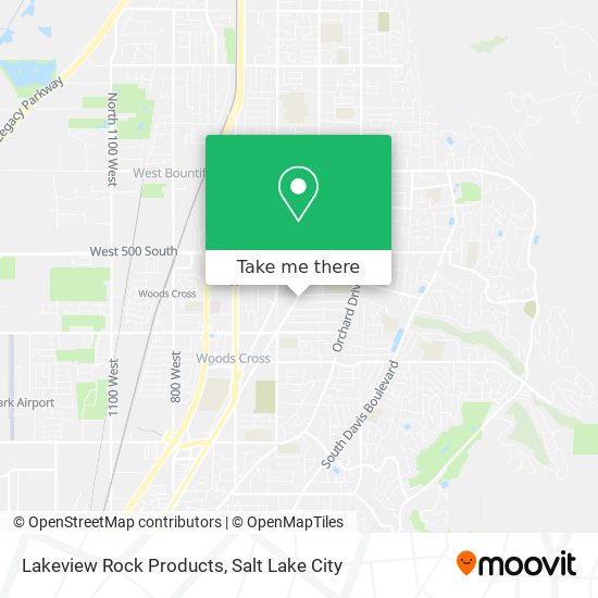 Mapa de Lakeview Rock Products