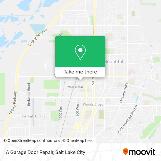 A Garage Door Repair map