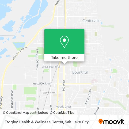 Frogley Health & Wellness Center map