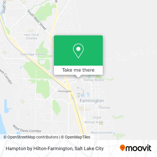 Mapa de Hampton by Hilton-Farmington