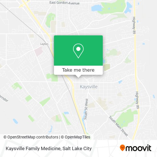 Kaysville Family Medicine map