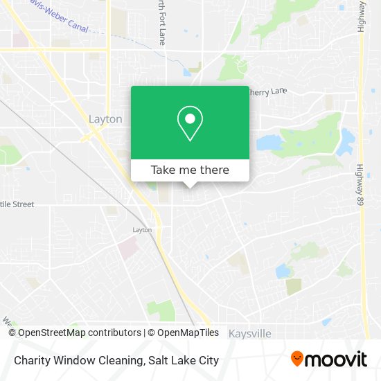 Charity Window Cleaning map