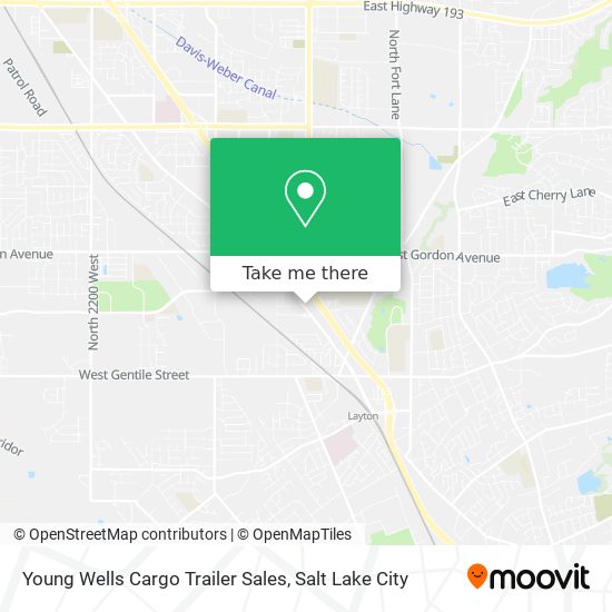 Mapa de Young Wells Cargo Trailer Sales