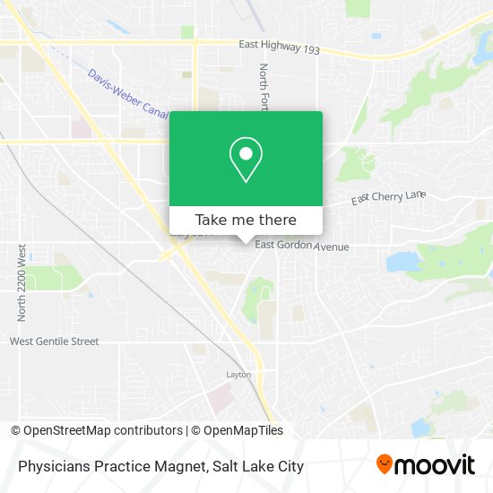 Physicians Practice Magnet map