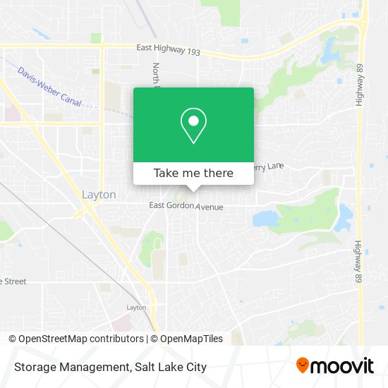Storage Management map