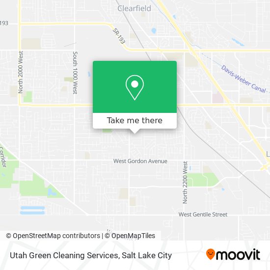 Utah Green Cleaning Services map