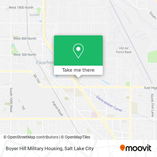 Boyer Hill Military Housing map