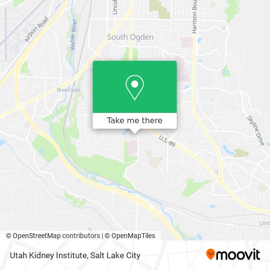 Utah Kidney Institute map