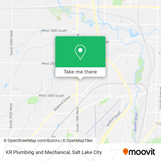 KR Plumbing and Mechanical map