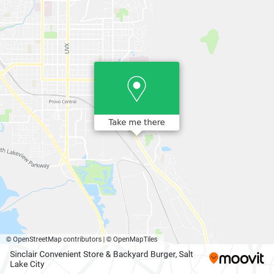 Sinclair Convenient Store & Backyard Burger map