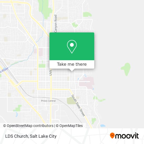 LDS Church map