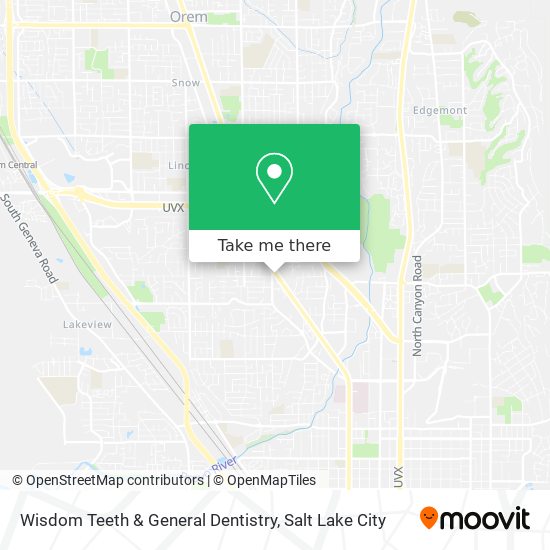 Mapa de Wisdom Teeth & General Dentistry