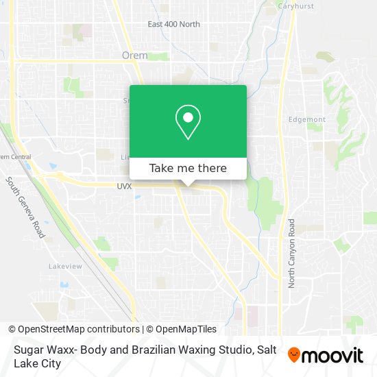 Mapa de Sugar Waxx- Body and Brazilian Waxing Studio