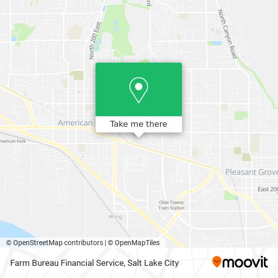 Farm Bureau Financial Service map